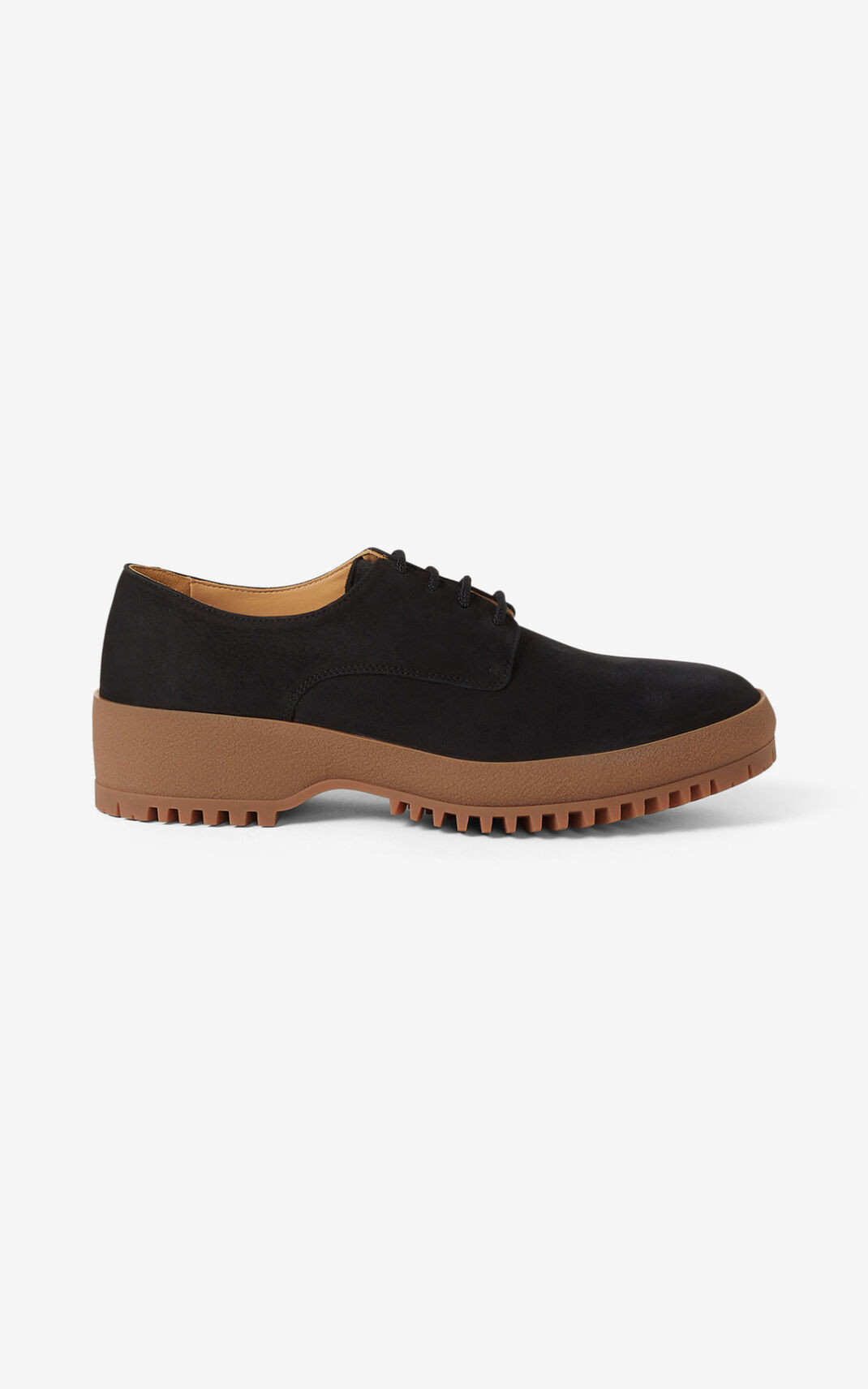 Zapatillas Kenzo Trek suede Hombre Negras URE085961